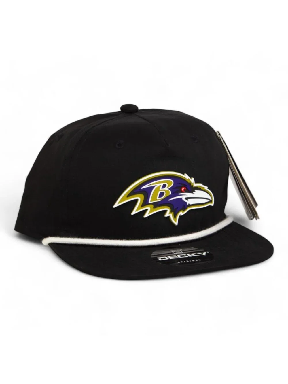 Baltimore Ravens 3D Classic Rope Hat- Black/ White